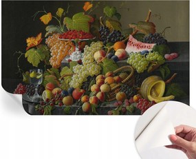 Design fali fotótapéta öntapadós gyümölcsös kompozíció 416x254