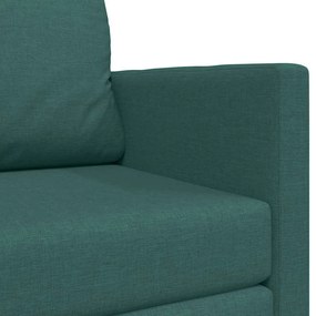 Kanapéágy Sötétzöld 124 x 71 x 78 cm szövet