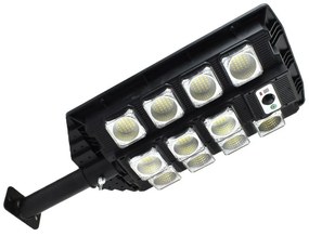 Erős 180W Nagy Fényű 286LED SMD Fehér Fényű Napelemes Világítás Mozgásérzékelővel és Távirányítóval W7101A-4 – fekete