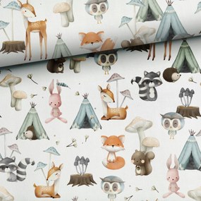 Függöny anyaga Skandináv erdő