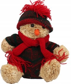 Fűrészporos Hóember 20 Cm-es Dekoráció