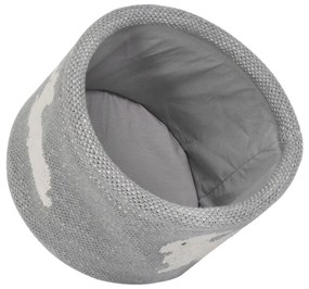 Bunny szürke pamut rendszerező, ø 16 cm - Kindsgut