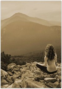 Poszterek 70x100 Pillantás felülről Gondolatok