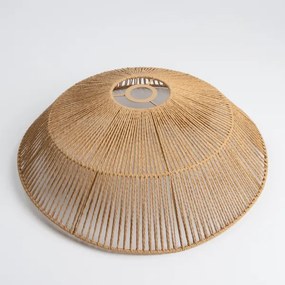 Brilagi - LED csillár zsinóron CERIA BOHO 1xE27/40W/230V átm. 50 cm barna