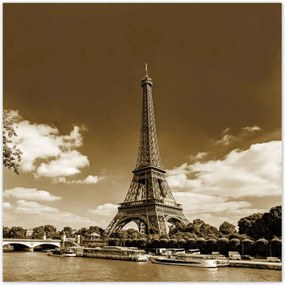 Poszterek 140x140 Eiffel-torony szépia fotó