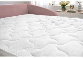 Világos rózsaszín kinyitható kanapé 235 cm Cezanne – Bobochic Paris