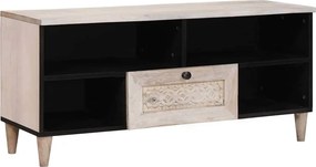 vidaXL TV egységek fiókkal polcokkal Fehér 105 x 33 x 46 cm Faanyag