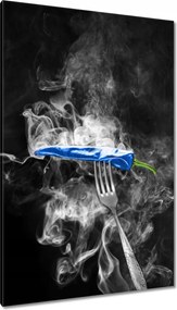 Vászonkép 80x120 A paprika kék ereje