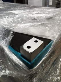 AKCIÓ Kék kihúzható sarokkanapé ZENOVA 220x140 cm, kétoldalas II. osztály