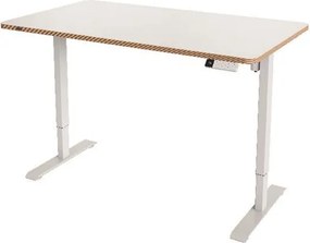 Ülő/álló munkaállomás, elektromos, 140x80 cm, felállás emlékeztetővel, LEITZ Ergo (E67730001)