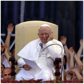 Poszterek 70x70 II. János Pál pápa