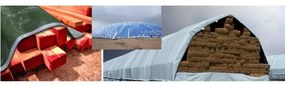 TAKARÓPONYVA BARNA-EZÜST 6X10 M 210G/M2