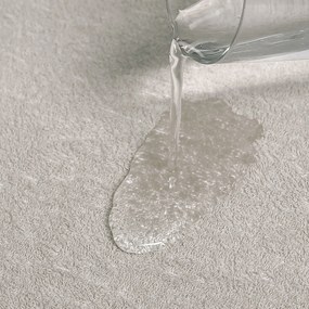 Goldea körgumis nem áteresztő frottír lepedő - szürkésbarna 90 x 200 cm