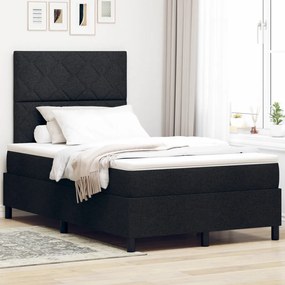 Boxspring ágy matraccal Fekete Kislábas Szövet