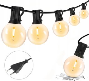 Kültéri LED-es karácsonyfa lámpa G40 15M Izzó 50 db