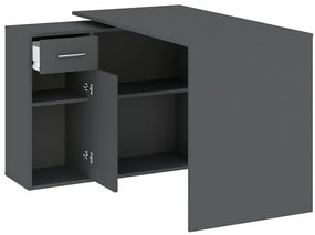 NASH Íróasztal Antracit Színben. 120 cm.