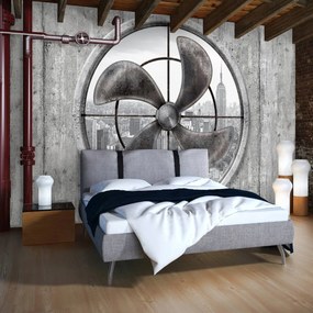 Fotótapéta - New York a propeller mögött (152,5x104 cm)