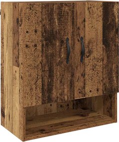 vidaXL Fali szekrény Falra szerelhető Öreg fa 60 x 31 x 70 cm Faanyag
