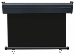 fekete erkély oldalnapellenző 105 x 250 cm