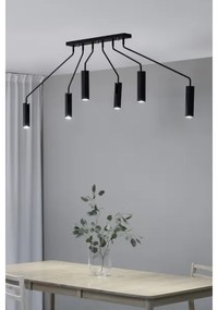 Markslöjd 108508 - Spotlámpa RAMUS 6xGU10/25W/230V fekete