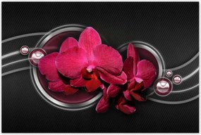 Poszterek 120x80 Orchidea golyĂłkkal