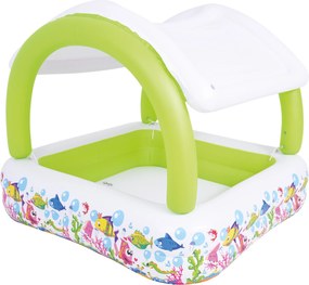 Felfújható medence négyzet alakú SunClub 143 x 1 cm