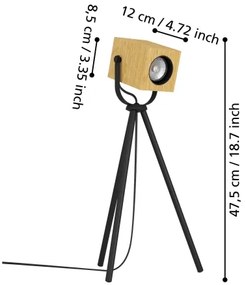 Eglo 43749 - LED Asztali lámpa AYLES 1xGU10/3W/230V