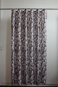 Zuhanyfüggöny - NEW STONE - Impregnált textil - 180 x 200 cm
