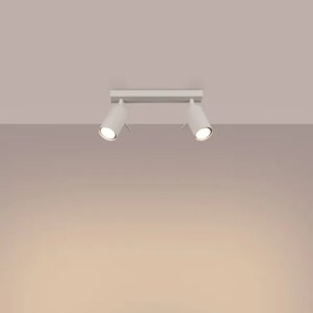 Sollux SL.1495 - Spotlámpa RING 2xGU10/10W/230V krémes