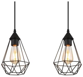 Globo 15745-3H - Csillár zsinóron ZACHARY 3xE27/60W/230V