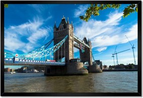 Poszterek keretben 60x40 Tower bridge, égbolt