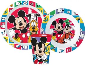 Disney Mickey micro étkészlet szett pohárral (Better Together)