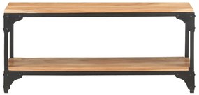 Tömör akácfa dohányzóasztal 90 x 30 x 40 cm