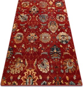 Nappali szőnyeg gyapjú Superior Latica rubin Pároló 135x200 cm