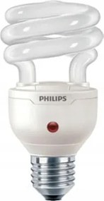 Philips izzó E27 20W 2700K alkonyérzékelő tornádó