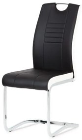 Scaun modern cu bază de sanie negru Dcl-406