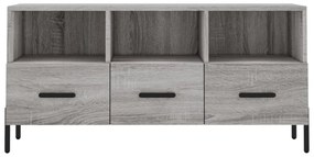 szürke sonoma színű szerelt fa TV-szekrény 102 x 36 x 50 cm