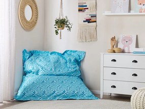 Babzsák 140x180 cm Xl (világoskék) (pöttyökkel). 1009270