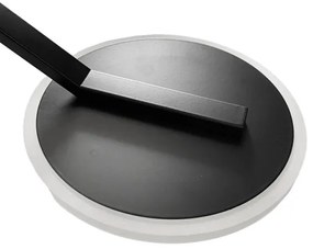 LED Dimmelhető felületre szerelhető csillár LED/86W/230V 3000-6500K fekete + távirányítás