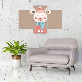 Kép - Egér sállal (90x60 cm)