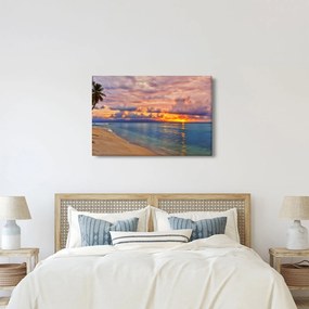 Kép - Naplemente a tengerparton (90x60 cm)