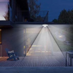 Immax 08481L - LED Napelemes fali lámpa érzékelővel LED/5W/5,5V IP65