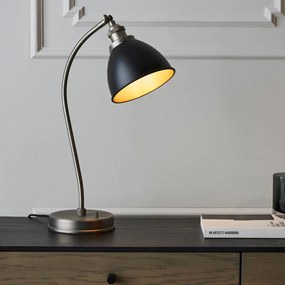 Endon loft asztali lámpa franklin fekete antik ón end98752