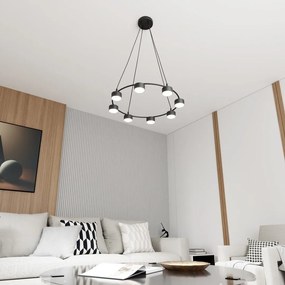 Emibig modern függeszték starlit fekete emi1372/8