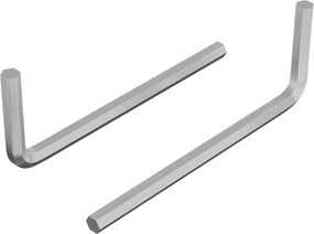 vidaXL Hatos Kulcs 2 pcs Ezüst 32 x 86 mm Acél