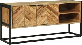 vidaXL TV szekrény Barna 110 x 30 x 50 cm Tömör Akácfa