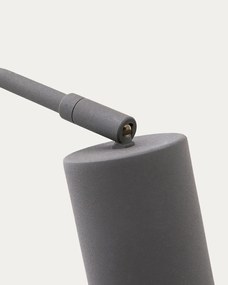 Fekete fém asztali lámpa (magasság 49 cm) Manie – Kave Home