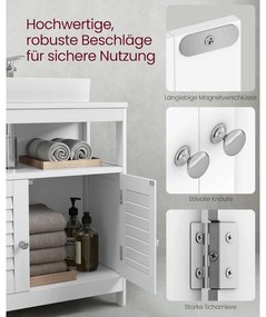 Mosogató alatti szekrény 60 x 30 x 60 cm, fehér