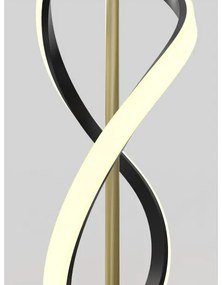 Wofi 3134-104 - LED Dimmelhető állólámpa INDIGO LED/31W/230V fekete/arany