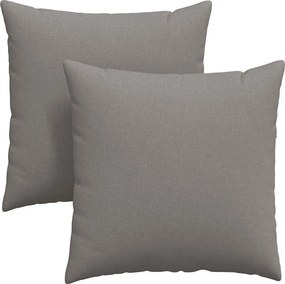 vidaXL Kanapé párnák 2 pcs Tópszínű 60 x 60 cm szövet